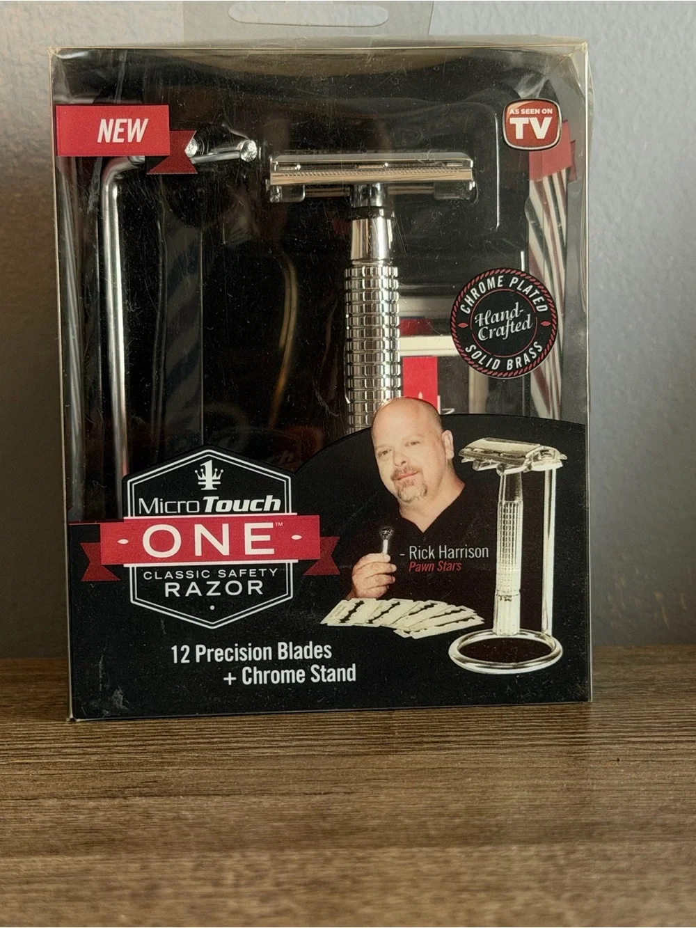 MicroTouch ONE Classic Safety Razor in Chrome